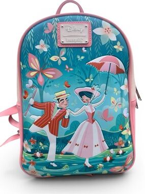 NWOT RARE Loungefly Disney.
Mary Poppins Jolly Holiday Mini
Backpack